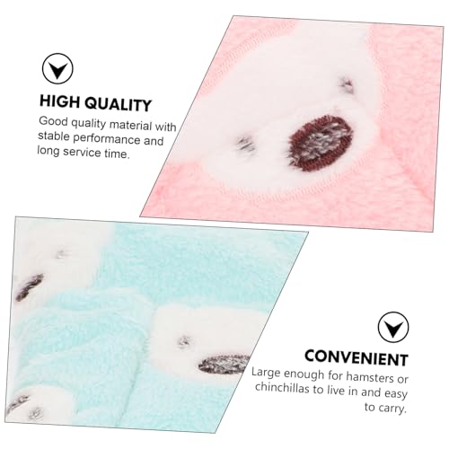 ifundom 2 Stück Hamster Nest Kissen Wärmepad Weiche Kuscheldecke für Meerschweinchen Igel Frettchen Langlebige Unterlage für Käfige rutschfest Waschbar für Kalte Wintertage ifundom 2 Stück Hamster Nest Kissen Wärmepad Weiche Kuscheldecke für Meerschweinchen Igel Frettchen Langlebige Unterlage für Käfige rutschfest Waschbar für Kalte Wintertage von ifundom