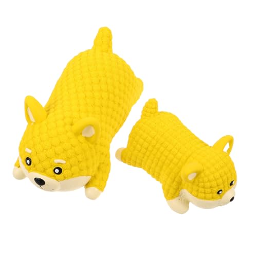 ifundom 2 Stück Hunde Sprechspielzeug Latex Hundekauspielzeug Haustier Sound Beißspielzeug Quietschendes Haustierspielzeug Hundespielzeug Quietschendes Hundespielzeug Latex von ifundom