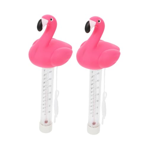 ifundom 2 Stück Schwimmendes Poolthermometer Robustes Wasserthermometer für Badewasser und Teiche Klare Schnelle Temperaturmessung Langlebiges Material Messgerät von ifundom