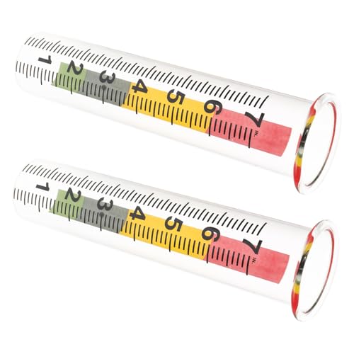 ifundom 2 Stück Teiliges Frostbeständiges Regenmessgerät aus Klarem Glas mit Messskala Witterungsbeständig und Bruchsicher Präzises Außenthermometer für Garten und Terrasse ifundom 2 Stück Teiliges Frostbeständiges Regenmessgerät aus Klarem Glas mit Messskala Witterungsbeständig und Bruchsicher Präzises Außenthermometer für Garten und Terrasse von ifundom