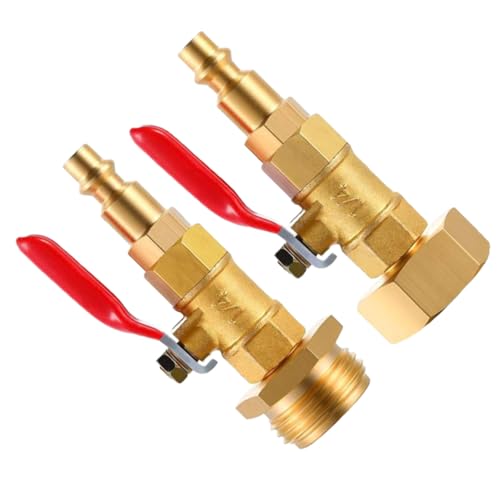 ifundom 2 Stück Teiliges Kupfer Winterize Adapter Schlauchverbinder mit Kugelhahn Frostsicherer Gartenschlauch Anschluss für Wohnwagen Boot Camping und Bewässerungssysteme ifundom 2 Stück Teiliges Kupfer Winterize Adapter Schlauchverbinder mit Kugelhahn Frostsicherer Gartenschlauch Anschluss für Wohnwagen Boot Camping und Bewässerungssysteme von ifundom