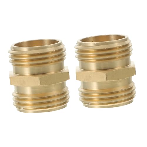 ifundom 2 Stück Teiliges Messing Gartenschlauchverbinder Doppelseitiger Außengewindeadapter Schnell Verbindbar für Garten Landwirtschaft Haushalt Langlebig ifundom 2 Stück Teiliges Messing Gartenschlauchverbinder Doppelseitiger Außengewindeadapter Schnell Verbindbar für Garten Landwirtschaft Haushalt Langlebig von ifundom