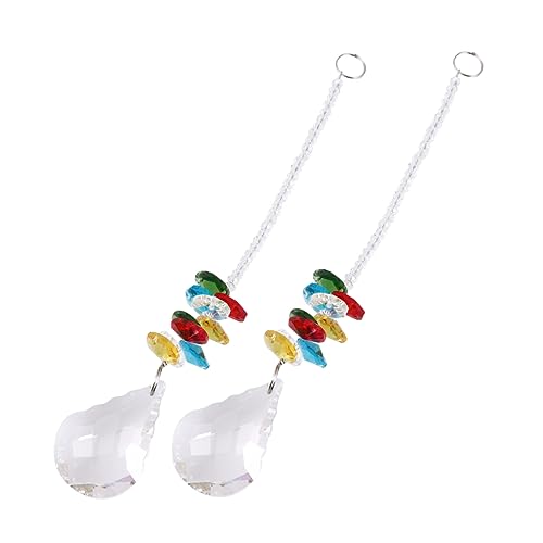 ifundom 2 Stücke Kristall-Beleuchtungsanhänger farbig Fälschung Lampe hängend Prismen Decke aus Farbe Lichter künstlich Ornamente deko Vorhang Kristalle Prisma zum Aufhängen von Fenstern ifundom 2 Stücke Kristall-Beleuchtungsanhänger farbig Fälschung Lampe hängend Prismen Decke aus Farbe Lichter künstlich Ornamente deko Vorhang Kristalle Prisma zum Aufhängen von Fenstern von ifundom
