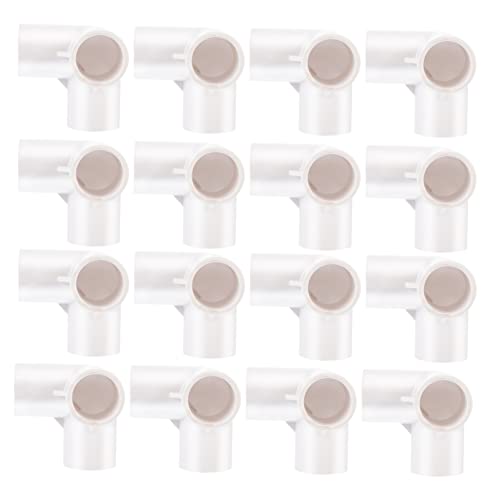 ifundom 20 Stück PVC Wasserrohrverbinder Weiße Adapter für Bewässerungssysteme Langlebig und Installieren für Gartenanwendungen ifundom 20 Stück PVC Wasserrohrverbinder Weiße Adapter für Bewässerungssysteme Langlebig und Installieren für Gartenanwendungen von ifundom