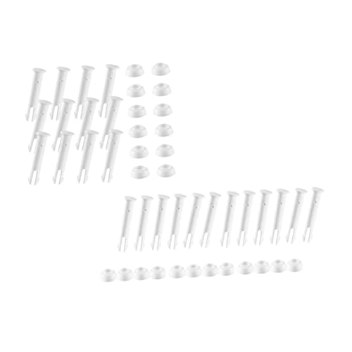ifundom 20 Stück Pool-stifte Ersatz Stecker Zubehör Pools Teile Schwimmbad Swimmingpool -gelenkstifte Tragbar Vinyl Verbindungsstifte Pool- Kunststoffstift Weiß Abs von ifundom