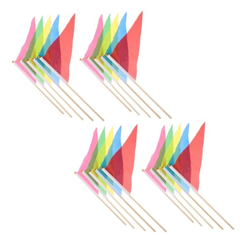 ifundom 20 Stück Teiliges Garten markierungsflaggen aus Holz und Polyester Leuchtende Farben Dreieckige Gartenfahnen für Rasenmarkierung und Landschaftsbau Wetterfest Leicht und Langlebig ifundom 20 Stück Teiliges Garten markierungsflaggen aus Holz und Polyester Leuchtende Farben Dreieckige Gartenfahnen für Rasenmarkierung und Landschaftsbau Wetterfest Leicht und Langlebig von ifundom