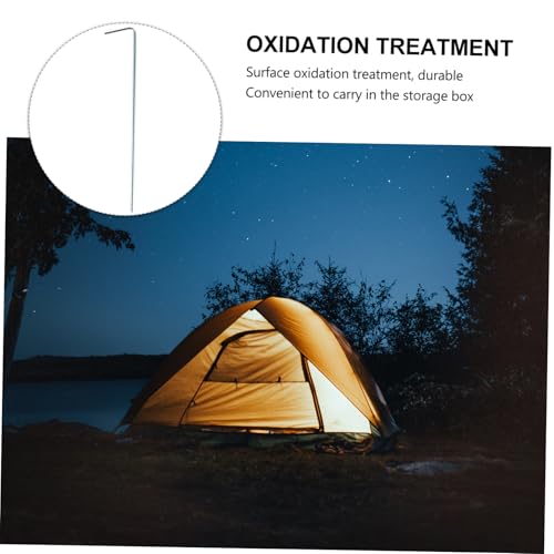 ifundom 20 Stück Teiliges Zeltheringe aus Robustem Verzinktem Förmig Geformt Windstabil und Biegefest für Camping Fußballtore und Agility Leitern Einsetzbar als Bodenanker ifundom 20 Stück Teiliges Zeltheringe aus Robustem Verzinktem Förmig Geformt Windstabil und Biegefest für Camping Fußballtore und Agility Leitern Einsetzbar als Bodenanker von ifundom