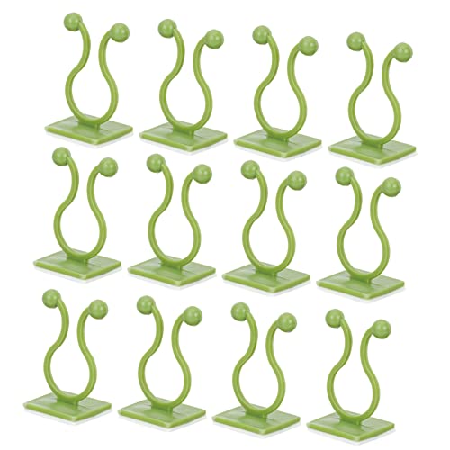 ifundom 200 Stück Pflanzenhalter Clips Selbstklebend Pflanzensicherung Wandbefestigung für Kletterpflanzen Kabel und Garten Langlebig Einfach zu Montieren Geeignet für Balkon und von ifundom