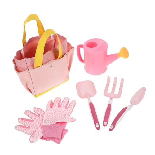 ifundom 3 Sätze Set von Pflanzwerkzeugen Mini-Gartenkelle Kleine Schaufeln Gartenarbeit im Freien Kleinkind Werkzeuge für Pflanzset für PVC Rosa von ifundom