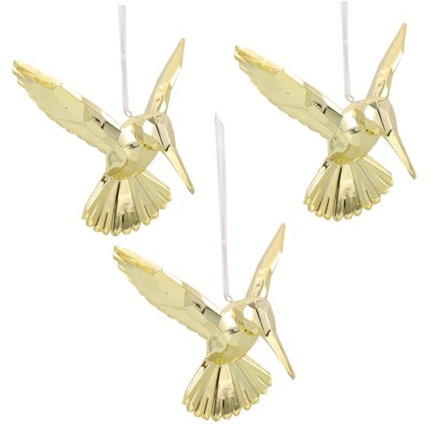 ifundom 3stücke Teiliges Bunter Acryl-Hummingbird Ornamente Lichteffekt Vogel Dekoration Für Fenster Garten Und Hochzeiten Für DIY-projekte Und -Dekorationen von ifundom