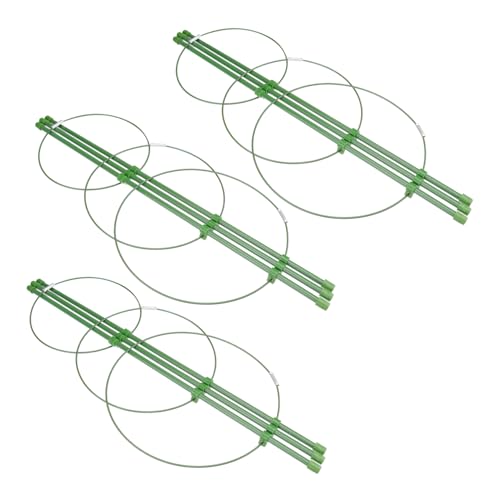 ifundom 3 Stück Garten Rankhilfe Pflanzringe Grün Kletterpflanzen Gemüse Blumen Rankgitter Tomaten Paprika Unterstützung Robust Witterungsbeständig ifundom 3 Stück Garten Rankhilfe Pflanzringe Grün Kletterpflanzen Gemüse Blumen Rankgitter Tomaten Paprika Unterstützung Robust Witterungsbeständig von ifundom