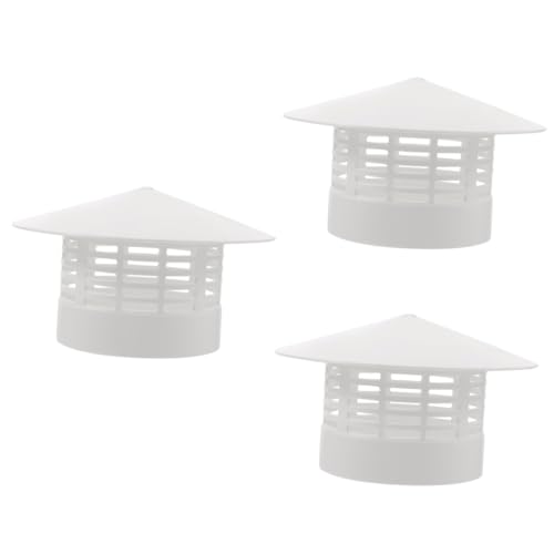 ifundom 3 Stück Kaminhaube Regenabdeckung Wetterfester Schornstein Schutz für Garten und Zuhause Robustes Langlebiges Material mit Einfacher Installation und Optimalem Schutz vor Regen von ifundom