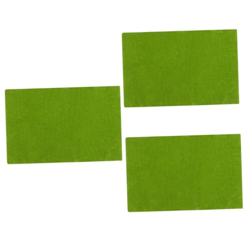 ifundom 3 Stück Rasenpapiermodell Modellieren Rasenmatte für Modelleisenbahnen Grasteppich im Freien Hobby gefälschte Grasmatte künstliche Grasmatte Modell Rasen Green von ifundom