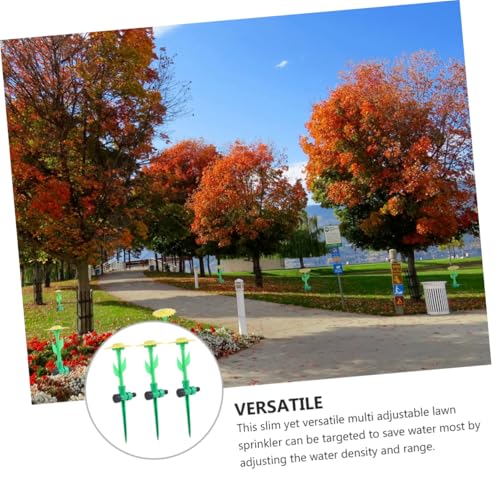 ifundom 3 Stück Solarbetriebener Blumen Sprinkler mit Erdspieß Gelbe Gartenbewässerung Wassersparender Rasensprenger Vielseitiger Sprühdüsenkopf Spielspaß und Gartennutzung ifundom 3 Stück Solarbetriebener Blumen Sprinkler mit Erdspieß Gelbe Gartenbewässerung Wassersparender Rasensprenger Vielseitiger Sprühdüsenkopf Spielspaß und Gartennutzung von ifundom