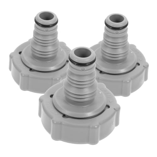 ifundom 3 Stück Teiliges Pool Schlauchadapter für Langlebiger Verbindungsteil für Poolschläuche Einfache Installation und Vielseitige Anwendung für Sicheres Abpumpen von Wasser von ifundom