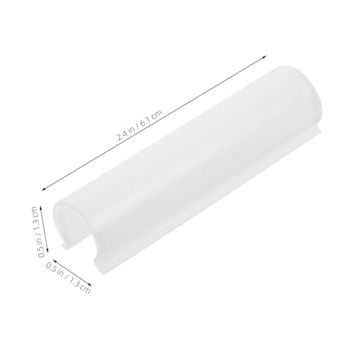 ifundom 32 Stück Teiliges Gewächshaus Rohrclips aus PP PVC Hitzebeständig und Flexibel Geeignet für Gewächshausfolien Schattiernetze Tunnel Hochbeetabdeckungen Robuste Befestigung ohne von ifundom
