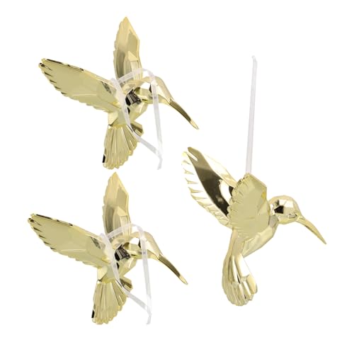 ifundom 3Stücke Teiliges Acryl Ornament Dekorative Vogelanhänger für Fenster Decken und Wände Sichere und Langlebige Vögel Dekoration für Zuhause von ifundom
