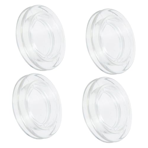 ifundom 4 Sätze Teiliges Transparente Tischschirm Lochringe mit Abdeckungen Universelle Fixierung für Gartentisch Sonnenschirme Kratzfest und Langlebig Installieren von ifundom