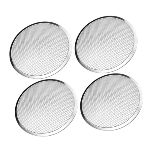ifundom 4 Stück Aluminium Pizza Backblech Set Teilig Antihaft Pizzapfanne Stabiler und Langlebiger Pizzabäcker für Gleichmäßiges Backen von Pizza und Anderen Backwaren für Küche und Bbq ifundom 4 Stück Aluminium Pizza Backblech Set Teilig Antihaft Pizzapfanne Stabiler und Langlebiger Pizzabäcker für Gleichmäßiges Backen von Pizza und Anderen Backwaren für Küche und Bbq von ifundom