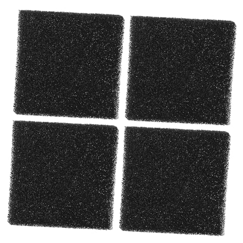 ifundom 4 Stück Müll Kann Den Behälter Kompostieren Küchenbehälterfilter Filter Für Innenkompost Quadratkompostfilter Filter Für Mülleimer Papierkorbfilter Mülleimer Filtern Schwamm Black von ifundom