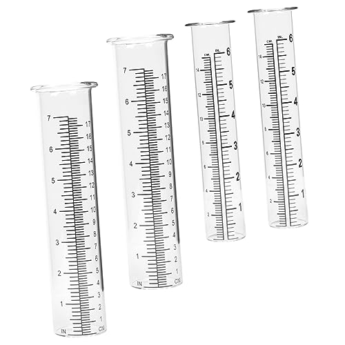 ifundom 4 Stück Regenmessrohr Regenmesser Für Den Garten Regenmesser Zylinder Regenmesser Mit Regenmessgerät Wetter Regenmesser Ersatzrohr Für Regenmesser Im Freien Transparent Glas ifundom 4 Stück Regenmessrohr Regenmesser Für Den Garten Regenmesser Zylinder Regenmesser Mit Regenmessgerät Wetter Regenmesser Ersatzrohr Für Regenmesser Im Freien Transparent Glas von ifundom