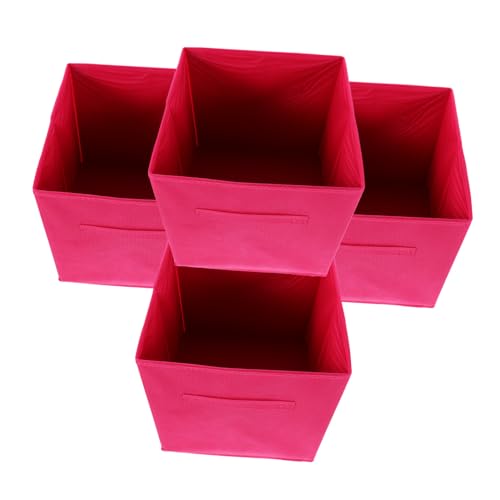 ifundom 4 Stück Stoff Aufbewahrungsbox Canvas Aufbewahrungsbehälter Cubos Organizadores Korb Rosa Silberfarben Und Rosa Würfelbehälter Organizer Quadratische Aufbewahrungswürfel ifundom 4 Stück Stoff Aufbewahrungsbox Canvas Aufbewahrungsbehälter Cubos Organizadores Korb Rosa Silberfarben Und Rosa Würfelbehälter Organizer Quadratische Aufbewahrungswürfel von ifundom