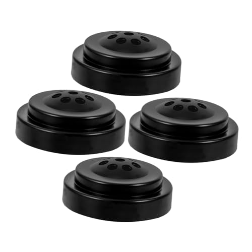 ifundom 4 Stücke Fahnenmast Basis Schreibtisch Halter Ständer Indoor Mini Outdoor Flaggen Tragbare Kleine Festival Büro Fahnenmast Basis Schwarz Kunststoff von ifundom