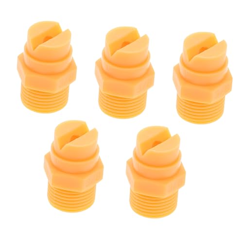 ifundom 5 Stück Düsendüse nozzle jetnozzele flachstrahldüse easy putz -Sprühkopf Sprüher Gelb Waschdüse Teile Tipps Spritzgerät- Waschmaschine anschließen pp-Düse Yellow von ifundom
