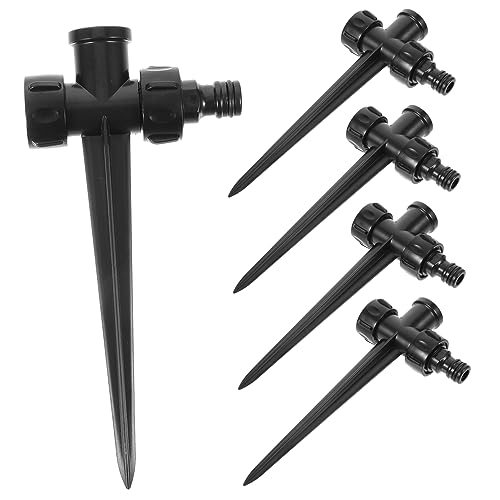 ifundom 5 Stück Robuste Sprinkler Stakes für Garten Professionelle Sprühspitzen Einsetzbar für Verschiedene Sprinklerköpfe Stabiles Design für Wind und Wasserbedingungen von ifundom