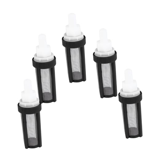 ifundom 5 Stück Teiliges Wasserpumpenfilter Edelstahl Sieb Micro Pump Strainer mit Silikonschlauch für Tauchpumpen Wasserzulauf Kompatibel Innendurchmesser von ifundom