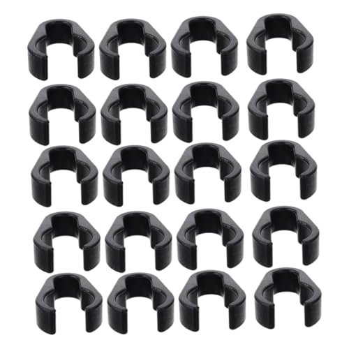 ifundom 50 Stück Teiliges Mikrofonkabel Organizer Flexible Kunststoff Kabelclips für Mikrofon und Headset Kabel Installieren Leicht Vielseitig Einsetzbar für Studio und Heimgebrauch von ifundom