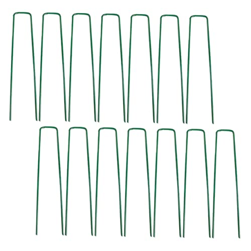 ifundom 50 Stück U Förmige Erdanker Verzinkte Erdnägel für Garten Unkrautvlies und Zeltbefestigung Wiederverwendbar und Robust ifundom 50 Stück U Förmige Erdanker Verzinkte Erdnägel für Garten Unkrautvlies und Zeltbefestigung Wiederverwendbar und Robust von ifundom