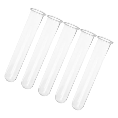 ifundom 5stücke Hydroponische Glasröhrchenvase Für Kleine Pflanzen Transparentes Glasröhrchen Als Hängepflanzgefäß Anzuchtröhrchen Für Schreibtischdekoration Und Vintage-blumendeko von ifundom