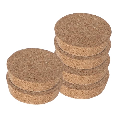 ifundom 6 Stück Korkdeckel für Glas Vasen Dichter Verschluss für Wasserhaltung Minimalistisches Design Vielseitig für Pflanzenterrarien Wohn und Bürodekoration Geeignet von ifundom