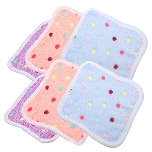 ifundom 6 Stück Teiliges Hamster und Meerschweinchen Pad aus Weichem Warmem Korallfleece rutschfest Bequem Platzsparend Leuchtenden Farben als Kuscheldecke für Kleine Nager und Kleintiere ifundom 6 Stück Teiliges Hamster und Meerschweinchen Pad aus Weichem Warmem Korallfleece rutschfest Bequem Platzsparend Leuchtenden Farben als Kuscheldecke für Kleine Nager und Kleintiere von ifundom