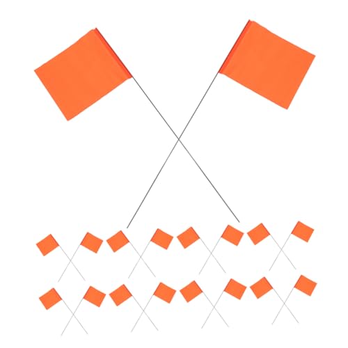 ifundom 60 Stück Orange Markierungsflaggen mit Metall-drahtspießen Stabile Flexible Bodenmarker für Garten Bewässerung Vermessung und Landschaftspflege Sichtbare Langlebige Signalfahnen ifundom 60 Stück Orange Markierungsflaggen mit Metall-drahtspießen Stabile Flexible Bodenmarker für Garten Bewässerung Vermessung und Landschaftspflege Sichtbare Langlebige Signalfahnen von ifundom