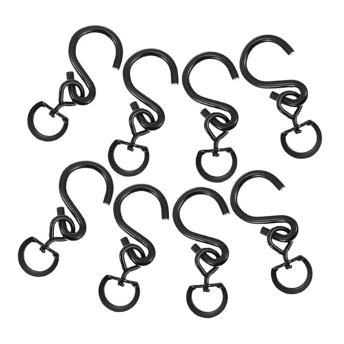 ifundom 8stücke Drehbare Blumentopfhaken Für Draußen Hängende Pflanzenhänger Mit Schnappverschluss Robuste Drehhaken Für Pflanzgefäße Für Balkone Und Terrassen von ifundom