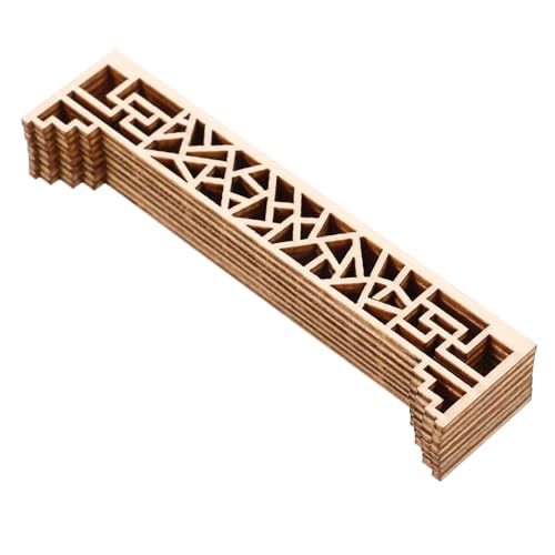 ifundom 8 Stück Teiliges Miniatur Screen Traditionelle Chinesische Dekoration Sandtisch Landschaftsmodell Wiederverwendbares DIY Puppenhaus Zubehör Realistisches Fotografie Prop von ifundom