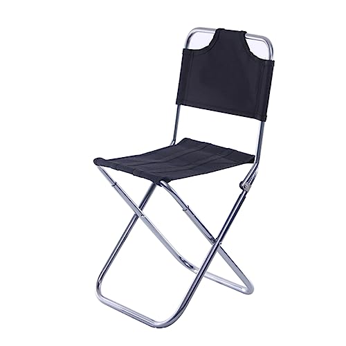 ifundom Aluminium Klappstuhl mit Rückenlehne Faltbarer Campingstuhl aus Robustem Aluminiumlegierung Tragbarer Anglerhocker Ultraleicht für Outdoor Angeln Wandern Reisen Schwarz Silber ifundom Aluminium Klappstuhl mit Rückenlehne Faltbarer Campingstuhl aus Robustem Aluminiumlegierung Tragbarer Anglerhocker Ultraleicht für Outdoor Angeln Wandern Reisen Schwarz Silber von ifundom