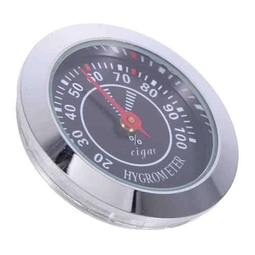 ifundom Analoges Hygrometer für Zigarrenbox Runder Humidor Hygrometer für Präzise Feuchtigkeitsmessung und Leicht für Zuhause und Verschiedene Anwendungen von ifundom