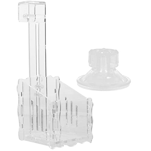 ifundom Aquarium Pflanztopf mit Saugnapf Transparenter Wasserpflanzenhalter für Aquarien Vielseitiger Fischtank Pflanzbecher zur Dekoration und Kultivierung Robust und Leicht zu Reinigen von ifundom