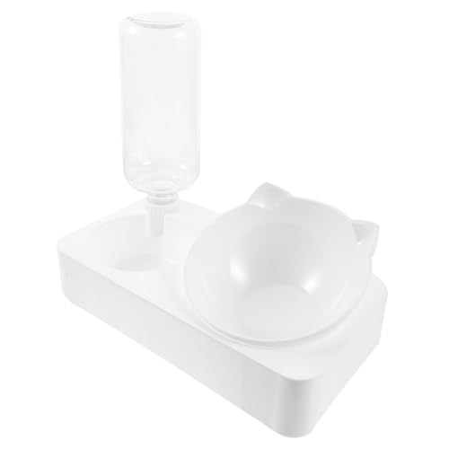 ifundom Automatischer Haustier Futter und Wasserspender Kippsichere Schüssel mit Slow Feeder Funktion Leicht zu Reinigen Geeignet für Kleine bis Mittelgroße Katzen und Hunde ifundom Automatischer Haustier Futter und Wasserspender Kippsichere Schüssel mit Slow Feeder Funktion Leicht zu Reinigen Geeignet für Kleine bis Mittelgroße Katzen und Hunde von ifundom