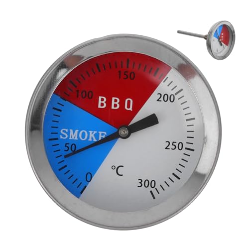 ifundom Bbq Thermometer Doppelskala Grill Temperaturmesser Präzise Messung für Grill und Ofen für Hohe Temperaturen und Sicheres Kochen von ifundom