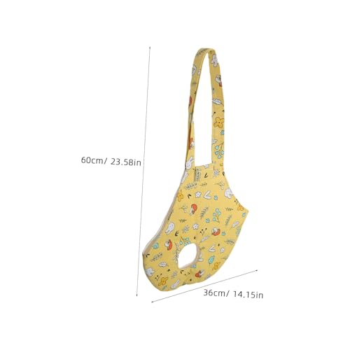 ifundom Chicken Carrier Bag mit Griff Atmungsaktive Canvas Tragetasche für Kleine Hühner und Hähne Handlicher Haustier-handbeutel für Sicheren Transport und Entspanntes Reisen von Geflügel von ifundom