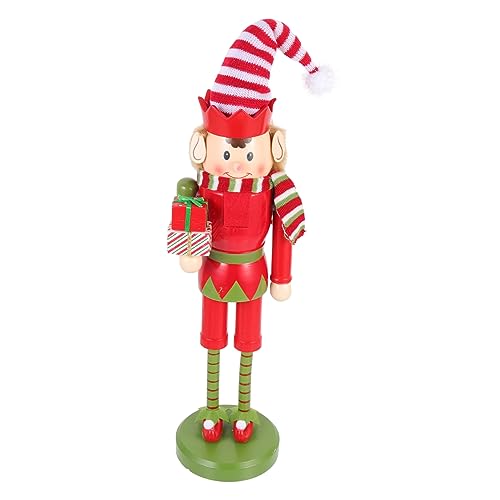 ifundom Desktop Weihnachtsnussknacker Dekofigur Aus Holz Elf Nussknacker Für Festliche Anlässe Robustes Design Stilvolle Weihnachtsdekoration Für Tisch Und Raumgestaltung ifundom Desktop Weihnachtsnussknacker Dekofigur Aus Holz Elf Nussknacker Für Festliche Anlässe Robustes Design Stilvolle Weihnachtsdekoration Für Tisch Und Raumgestaltung von ifundom