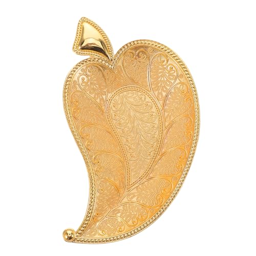 ifundom Dessertplatte Kronentlastung Anzeige Kuchenplatte Vintage Obstschale Teetassentablett Obstteller Teller zur obstaufbewahrung Servierteller Zinklegierung Golden von ifundom