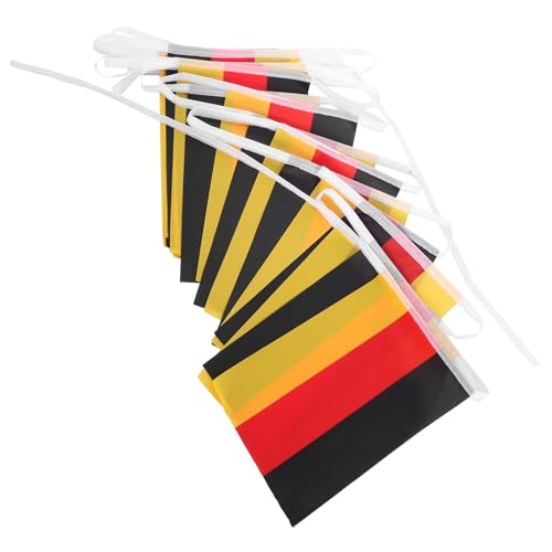 ifundom Deutschland Flaggenkette Kleine Polyester Wimpelkette zum Hängen Wetterfest und Doppelt Genäht Vielseitig für Party Garten Fenster Terrasse Bar Dekoration Geeignet ifundom Deutschland Flaggenkette Kleine Polyester Wimpelkette zum Hängen Wetterfest und Doppelt Genäht Vielseitig für Party Garten Fenster Terrasse Bar Dekoration Geeignet von ifundom