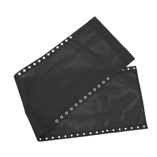 ifundom Ersatzstoff für Liegestühle Atmungsaktives und Langlebiges Material für Gartenmöbel Schwarz Geeignet für Lounger Klappstühle Strandstühle und von ifundom