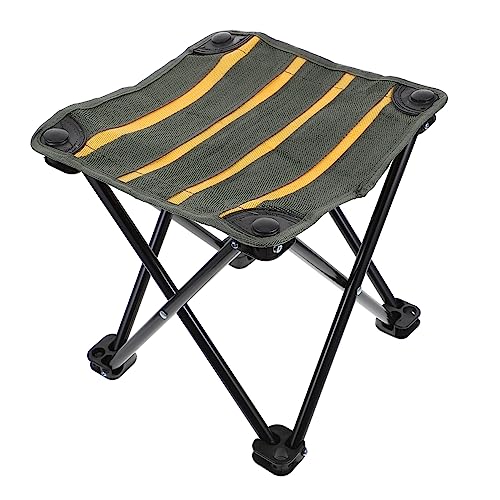 ifundom Tragbarer Klappstuhl Anglerstuhl 30x30x28cm Faltstuhl Für Camping Angeln Leichter Campingsitz Mit Mehreren Ecken Robustes Material Für Außenbereich Für Garten Balkon Terrasse von ifundom