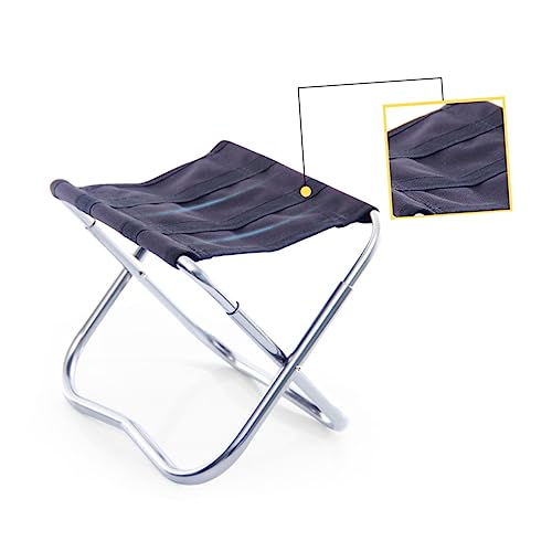 ifundom Outdoor Klappstuhl Faltbar Tragbarer Hocker Für Camping Angeln Reisen Wandern Klettern Leicht Und Kompakt Aus Hochwertiger Legierung Und Oxford- Für Outdoor-aktivitäten von ifundom